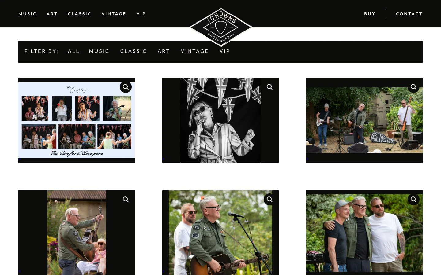 iChowns Photography — a closer look at the content and navigation