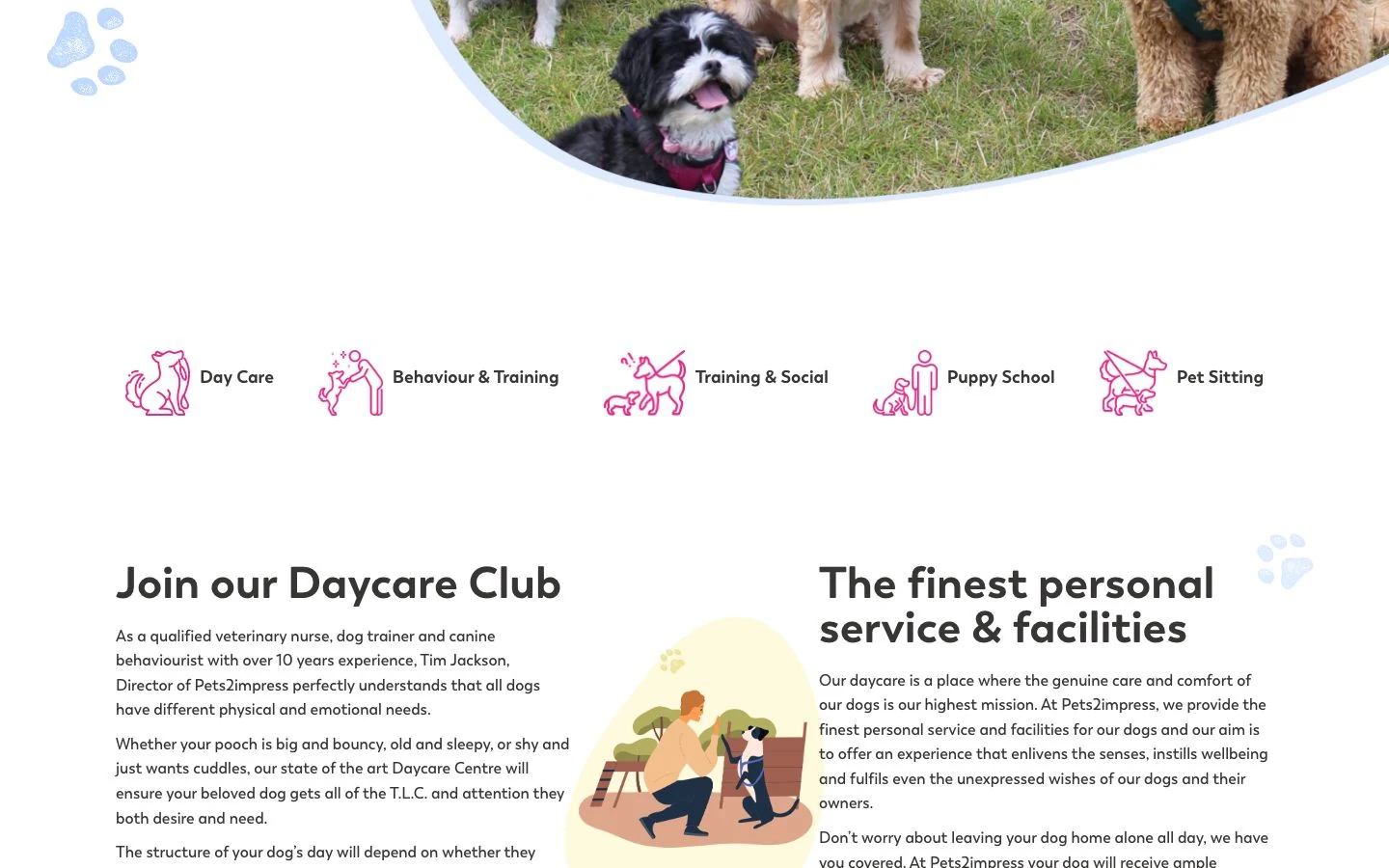 Pets2impress — a closer look at the content and navigation